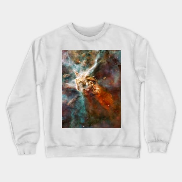 Eta Carinae nebula, HST image (R574/0053) Crewneck Sweatshirt by SciencePhoto